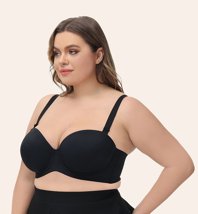 Soutien-gorge avec bretelles détachables noir