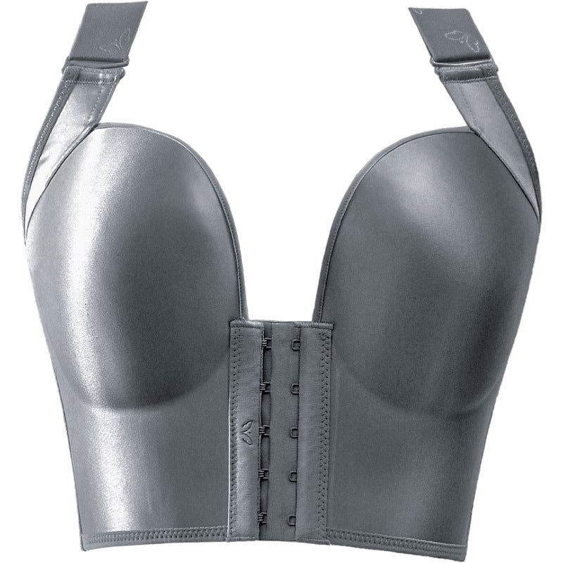Soutien-gorge avec bretelles curve gris