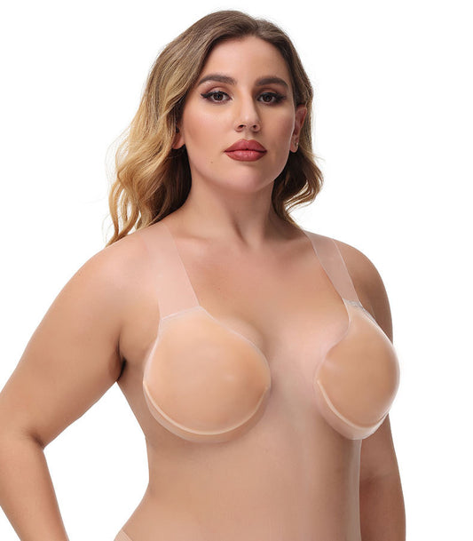 Soutien-gorge adhésif Silicone Sans bretelles collant Réutilisable