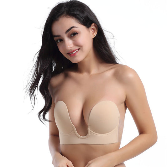 Soutien Gorge Adhésif, Soutien Gorge Push Up sans Bretelles Réutilisable
