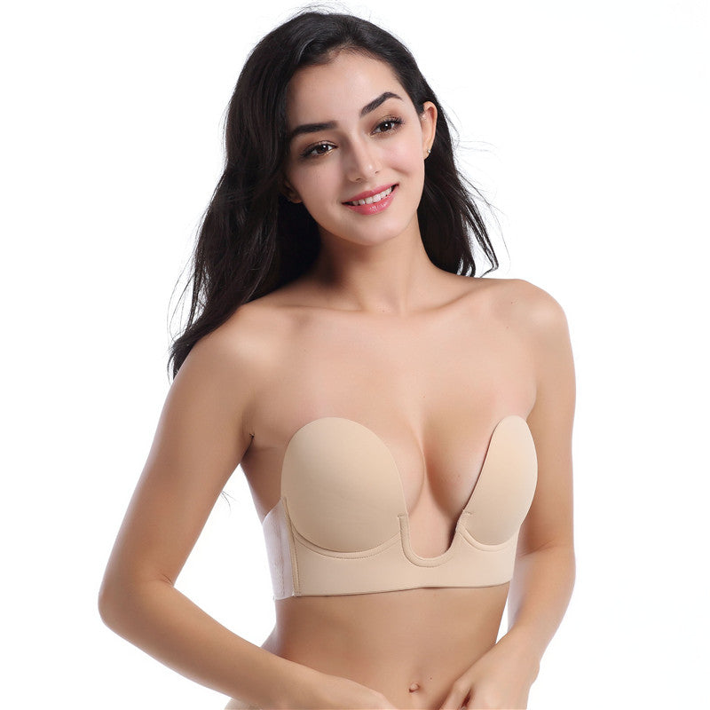 Soutien Gorge Adhésif, Soutien Gorge Push Up sans Bretelles Réutilisable