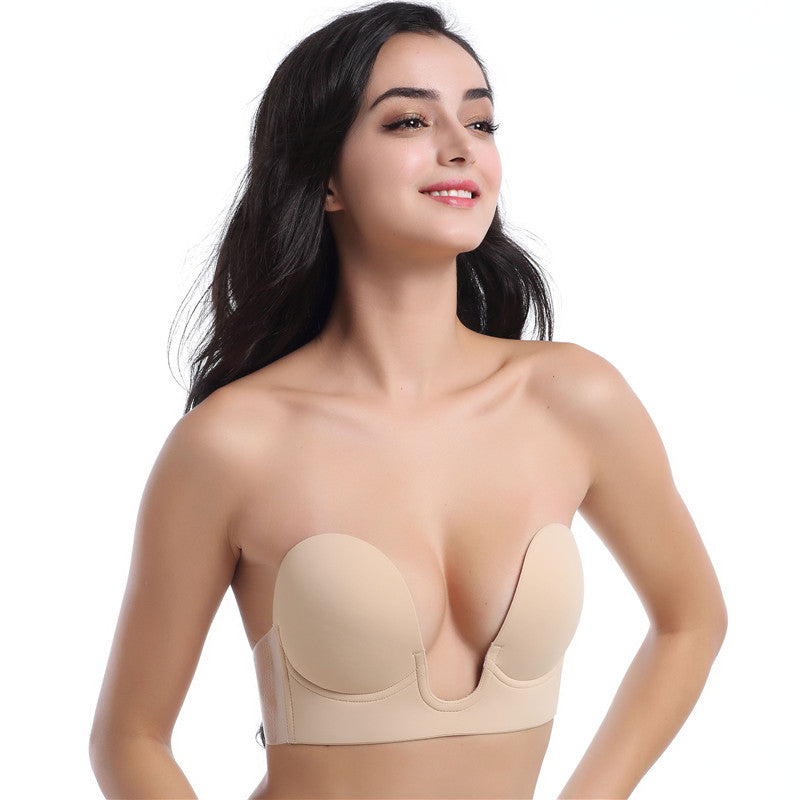 Soutien Gorge Adhésif, Soutien Gorge Push Up sans Bretelles Réutilisable