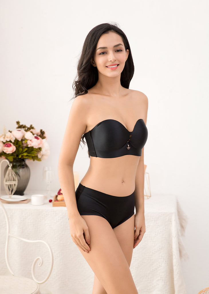 Soutien-gorge avec bretelles démontable noir